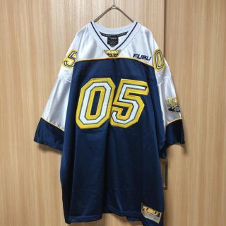 FUBU - フブ ゲームシャツ ビッグサイズ メッシュビッグロゴ 刺繍 2XL