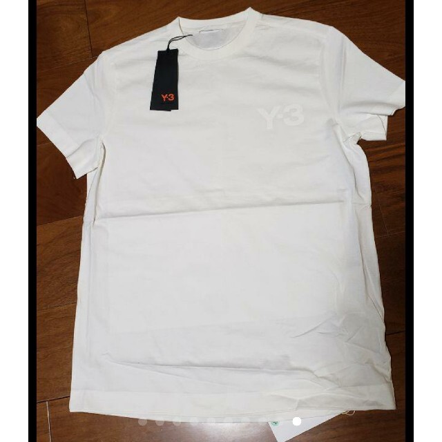 【新品】Y-3 半袖　胸ロゴTシャツ　ホワイト　サイズL