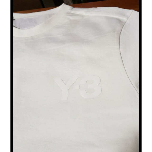 【新品】Y-3 半袖　胸ロゴTシャツ　ホワイト　サイズM