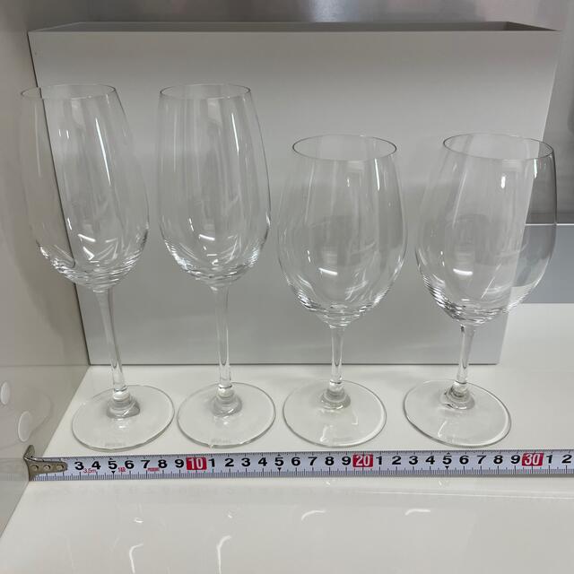 RIEDEL(リーデル)のワイングラス　リーデル　４個セット インテリア/住まい/日用品のキッチン/食器(グラス/カップ)の商品写真