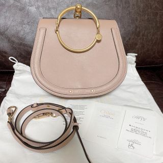 クロエ(Chloe)の【美品 保証書付き】Chloe Nile ミディアムブレスレットバッグ(ハンドバッグ)