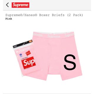 シュプリーム(Supreme)のSupreme Hanes Boxer Briefs PINK Sサイズ(ボクサーパンツ)