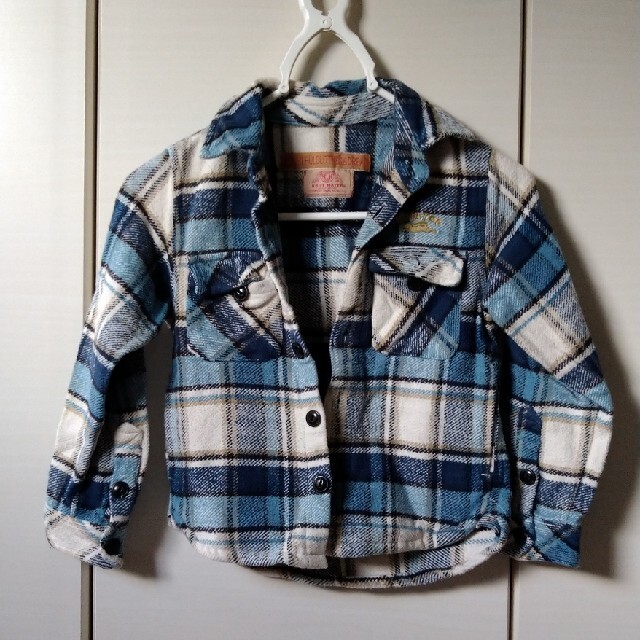 KRIFF MAYER(クリフメイヤー)の上着 チェック 110 キッズ/ベビー/マタニティのキッズ服男の子用(90cm~)(ジャケット/上着)の商品写真