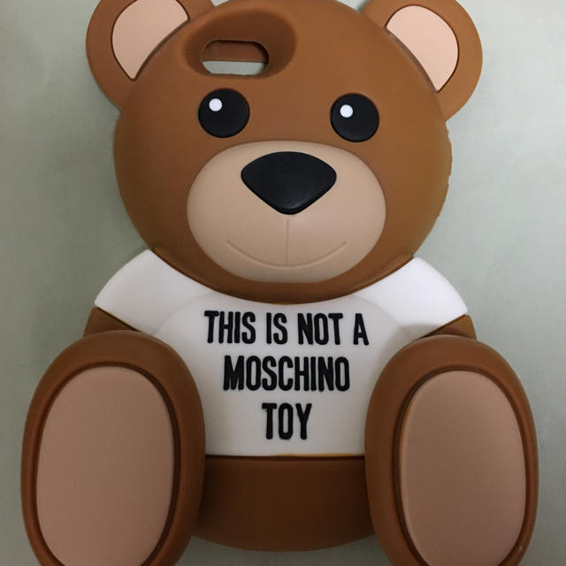 MOSCHINO(モスキーノ)のモスキーノ可愛いデカくまちゃんケース❣️ スマホ/家電/カメラのスマホアクセサリー(モバイルケース/カバー)の商品写真