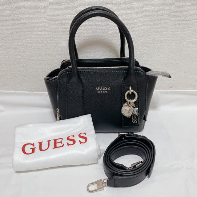 未使用 ゲス GUESS  ハンドバッグ ショルダーバッグ アマラ ブラック