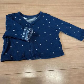 ベビーギャップ(babyGAP)のbaby gap 70-80 リバーシブル　カーディガン(カーディガン/ボレロ)