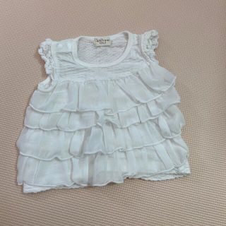 キッズズー(kid’s zoo)のKids zoo ホワイト 70cm トップス 夏服(シャツ/カットソー)