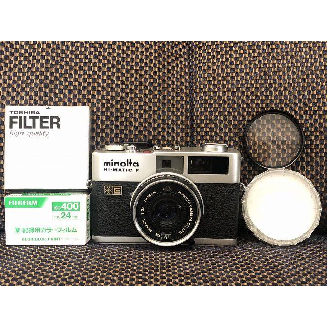 1472o 完動美品 minolta HI-MATIC F Rokkor 38m-