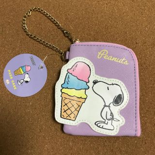 スヌーピー(SNOOPY)のパスケース☆スヌーピー☆アイス柄(キャラクターグッズ)