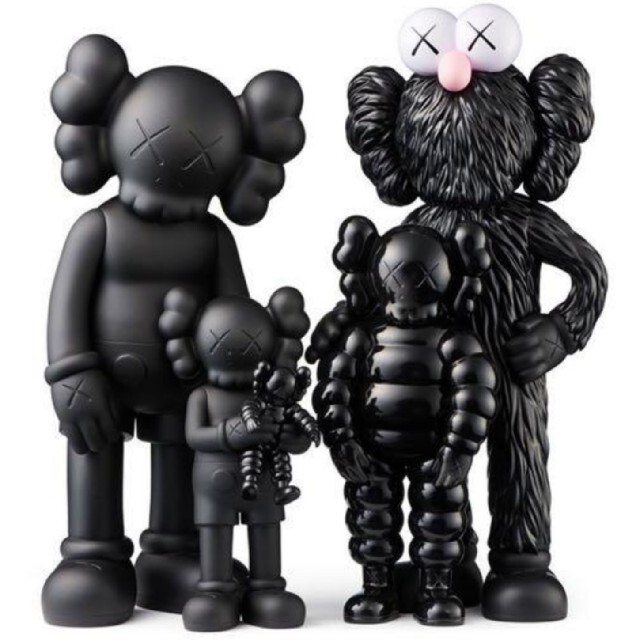 KAWS　♯2 FAMILY BLACK　メディコムファミリーブラック エンタメ/ホビーのフィギュア(その他)の商品写真