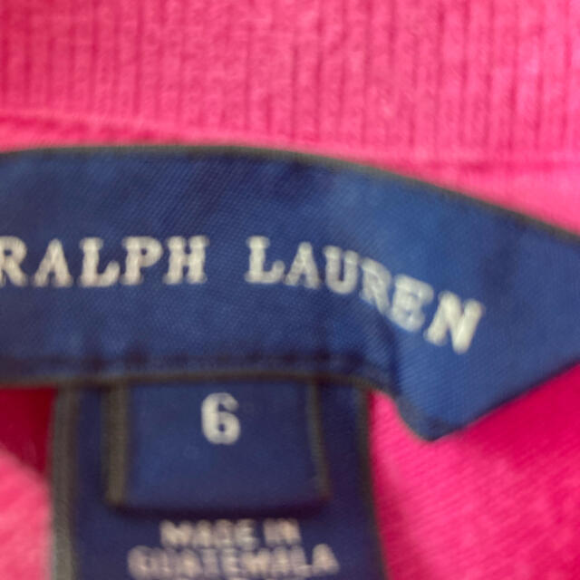 Ralph Lauren(ラルフローレン)のラルフローレンポロシャツ(6歳) キッズ/ベビー/マタニティのキッズ服男の子用(90cm~)(Tシャツ/カットソー)の商品写真