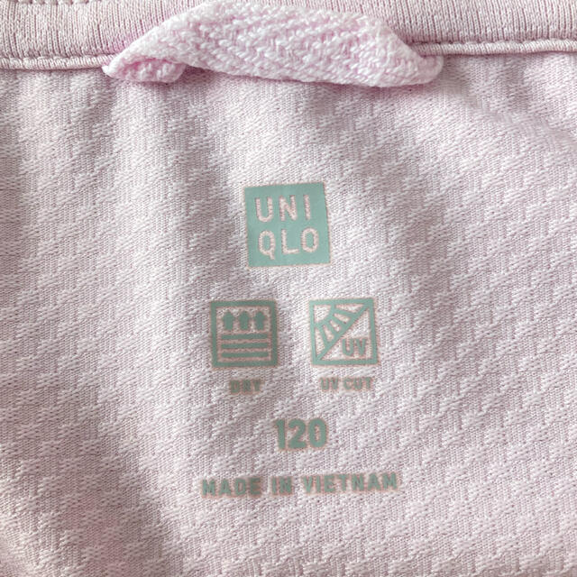 UNIQLO(ユニクロ)のUNIQLO メッシュパーカー(120) キッズ/ベビー/マタニティのキッズ服女の子用(90cm~)(カーディガン)の商品写真