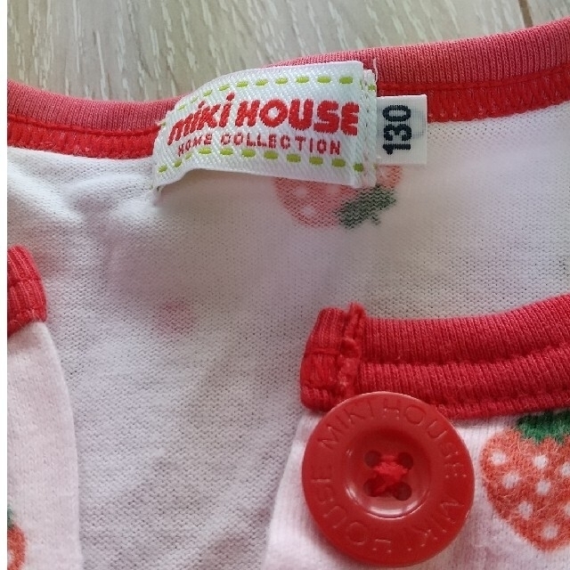 mikihouse(ミキハウス)のMIKI HOUSE子供用パジャマ130cm キッズ/ベビー/マタニティのキッズ服女の子用(90cm~)(パジャマ)の商品写真