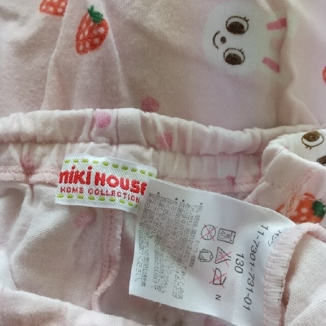 mikihouse(ミキハウス)のMIKI HOUSE子供用パジャマ130cm キッズ/ベビー/マタニティのキッズ服女の子用(90cm~)(パジャマ)の商品写真