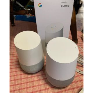 グーグル(Google)のGoogle Home スマートスピーカー 二つセット 動作品 音質極上(その他)