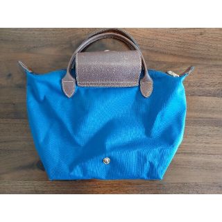 ロンシャン(LONGCHAMP)のLONGCHAMP　ロンシャン　ミニトートバッグ　ブルー(トートバッグ)