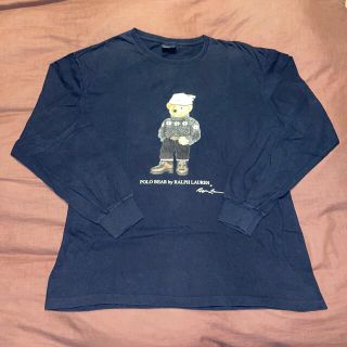 ポロラルフローレン(POLO RALPH LAUREN)のポロラルフローレン POLO RALPH LAUREN ベア ロングTシャツ Ｌ(Tシャツ/カットソー(七分/長袖))