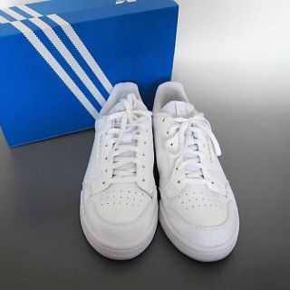 アディダス(adidas)のadidas アジダス　スニーカーシューズ　ホワイト25.5　2度使用程度美品(スニーカー)