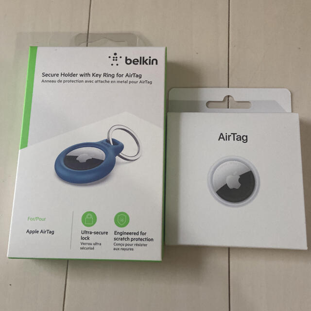 未使用Apple AirTag エアタグ＋新品Belkin AirTag ケース