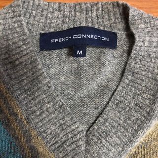 フレンチコネクション(FRENCH CONNECTION)の☆moco吉様☆フレンチコネクション　ニット　ベスト　グレー　M 未使用(ベスト)