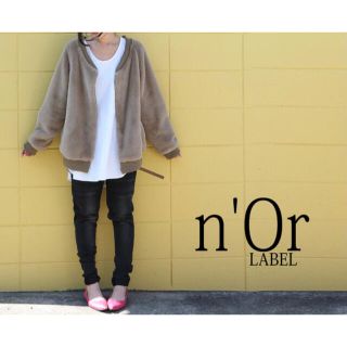 ノワール(NOIR)の【n'Or LABEL】フェイクファーブルゾン(ブルゾン)