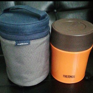 サーモス(THERMOS)のサーモス 真空断熱スープジャー 500ml  ポーチ付き　THERMOS(弁当用品)