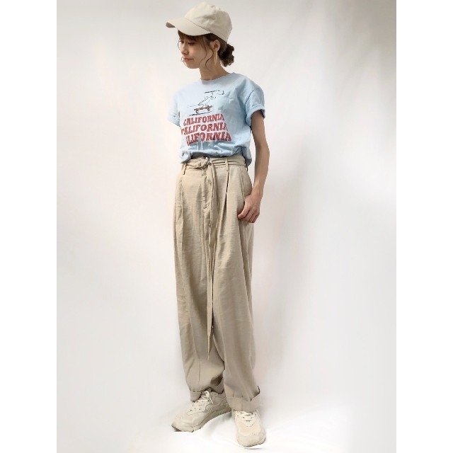 6(ROKU)　BELT PANTS　todayful ロンハーマン