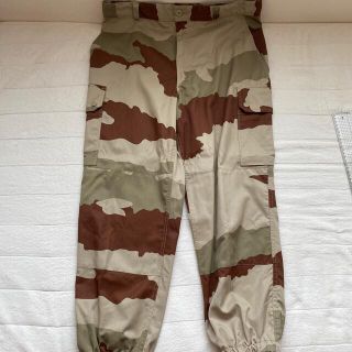 フランス軍　実物　80〜90sカモカーゴパンツ　デッドストック(ワークパンツ/カーゴパンツ)