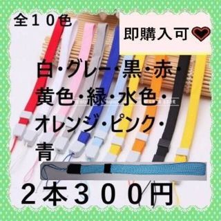 即購入可　全１０色ストッパー付ストラップ　２本３００円(アイドルグッズ)