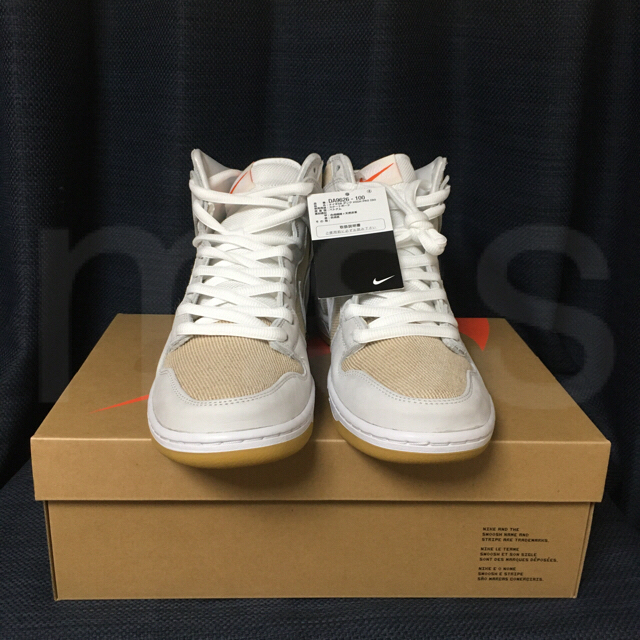 美品　28cm NIKE SB DUNK HIGH ISO sail