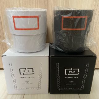 ビームス(BEAMS)のBOTANIZE PLA POT ORANGE SQUARE 2set　ビームス(プランター)