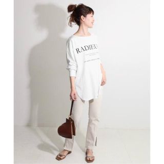 スピックアンドスパン(Spick & Span)の【Spick and Span】RADIEUSEロゴロングT(Tシャツ(長袖/七分))