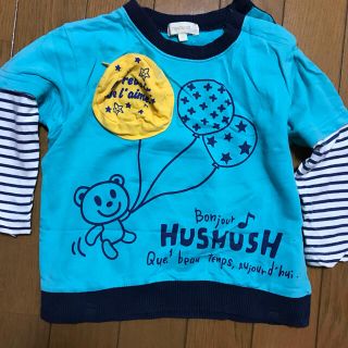 ハッシュアッシュ(HusHush)のキッズ　ロンT(Tシャツ/カットソー)