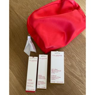 クラランス(CLARINS)のCLARINS クラランス  ポーチセット　新品未使用(美容液)