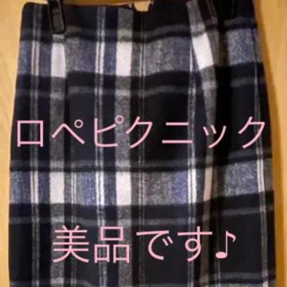 ロペピクニック(Rope' Picnic)のロペピクニック　スカート　チェック柄(ひざ丈スカート)