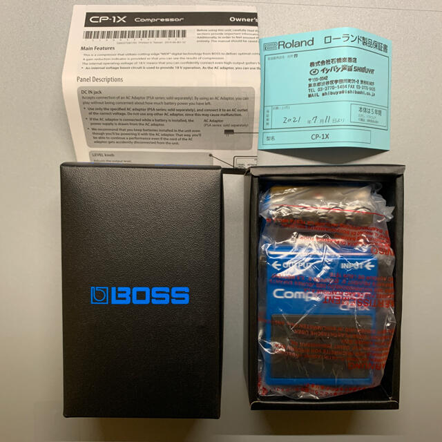 美品】BOSS CP-1X compressor コンプレッサーCP1X 美品】BOSS CP-1X compressor コンプレッサーCP1X