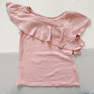 リエンダ(rienda)のrienda 半袖トップス　ピンク(Tシャツ(半袖/袖なし))