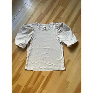 エイチアンドエム(H&M)の【未使用】H&M  ポワン袖 Tシャツ カットソー トップス XS(Tシャツ(半袖/袖なし))