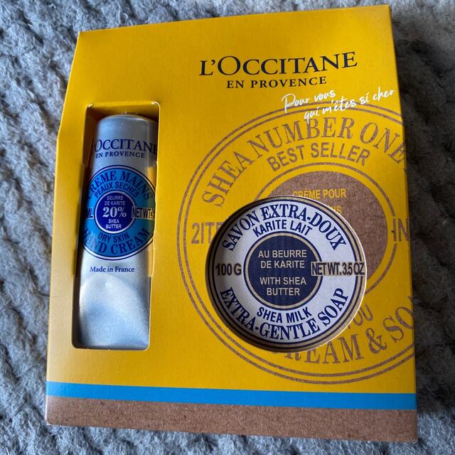 L'OCCITANE(ロクシタン)の値下げ‼️‼️   ロクシタン　シア　ナンバーワンキット コスメ/美容のボディケア(ハンドクリーム)の商品写真