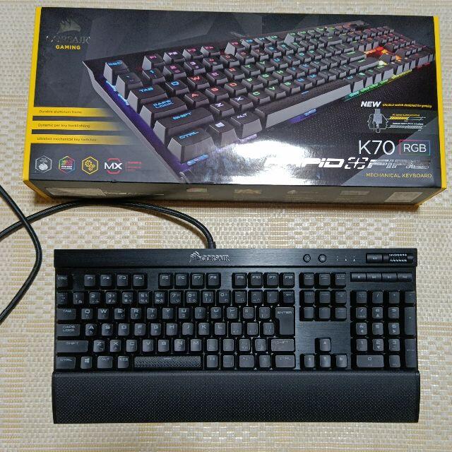 CORSAIR K70 RGB RAPID FIRE ゲーミングキーボードPC/タブレット