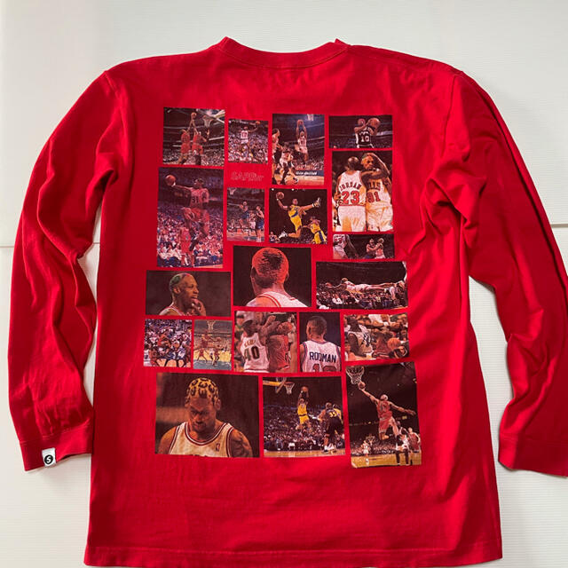 Supreme(シュプリーム)のSAPEeur サプール ロッドマン ロドマン ロンT BULLS ブルズ 赤 メンズのトップス(Tシャツ/カットソー(七分/長袖))の商品写真