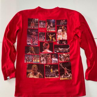 シュプリーム(Supreme)のSAPEeur サプール ロッドマン ロドマン ロンT BULLS ブルズ 赤(Tシャツ/カットソー(七分/長袖))