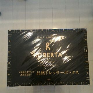 ロベルタディカメリーノ(ROBERTA DI CAMERINO)の&ROSY 9月号ロベルタディカメリーノ品格ドレッサーボックスオマケ付(メイクボックス)