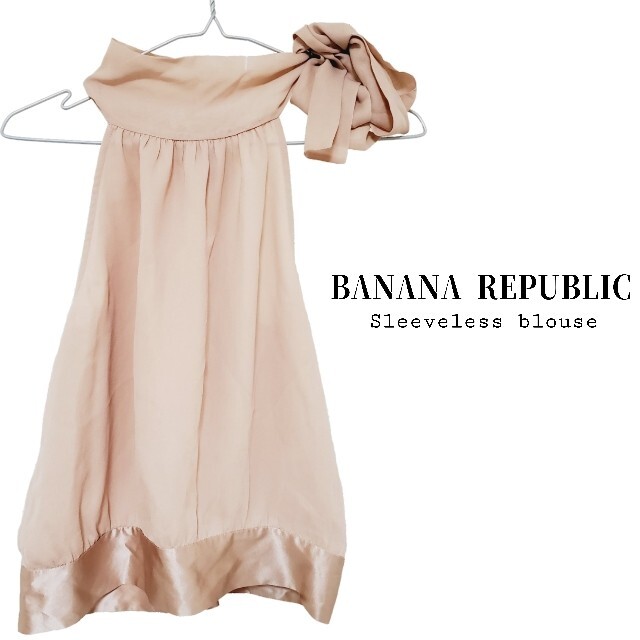 Banana Republic(バナナリパブリック)の新品 BANANA REPUBLIC バナナリパブリック ノースリーブブラウス レディースのトップス(シャツ/ブラウス(半袖/袖なし))の商品写真