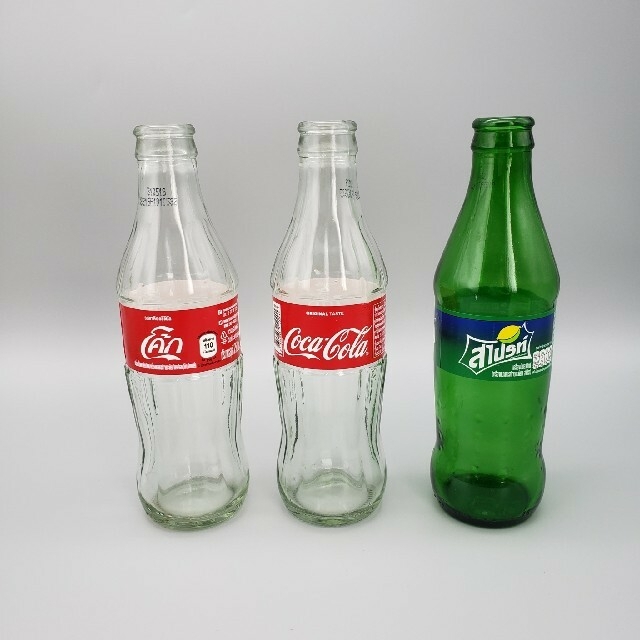 海外版★タイ★コーラ & スプライト 空瓶3本セット | フリマアプリ ラクマ
