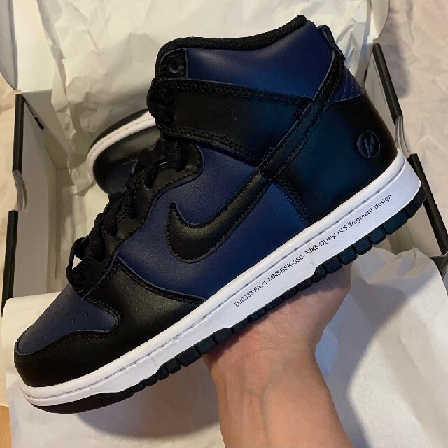 NIKE DUNK HIGH FRAGMENT DJ0383-400 24cmダンク