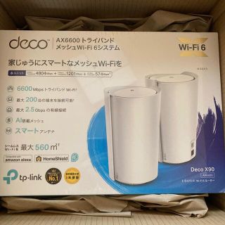 TP-LINK DECO X90 2個入り トライバンド Wi-Fi6の通販 by 咲's shop