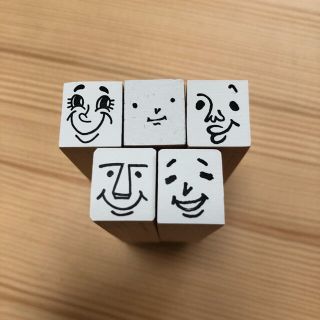 thumbs up! stamp スタンプ5個セット　指遊び(はんこ)