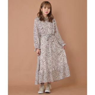 ダブルクローゼット(w closet)のw closet ◎ シアーフリルアソートワンピース(ロングワンピース/マキシワンピース)