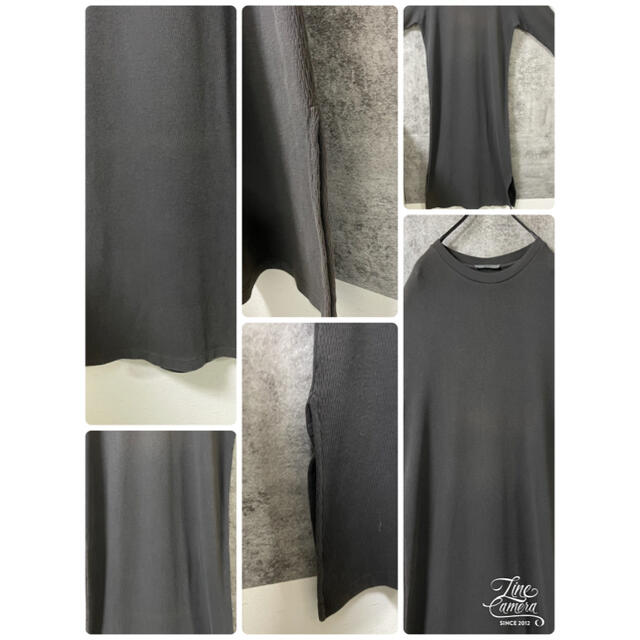 BILLY ロングワンピースMILITARY THERMAL DRESS グレー 6